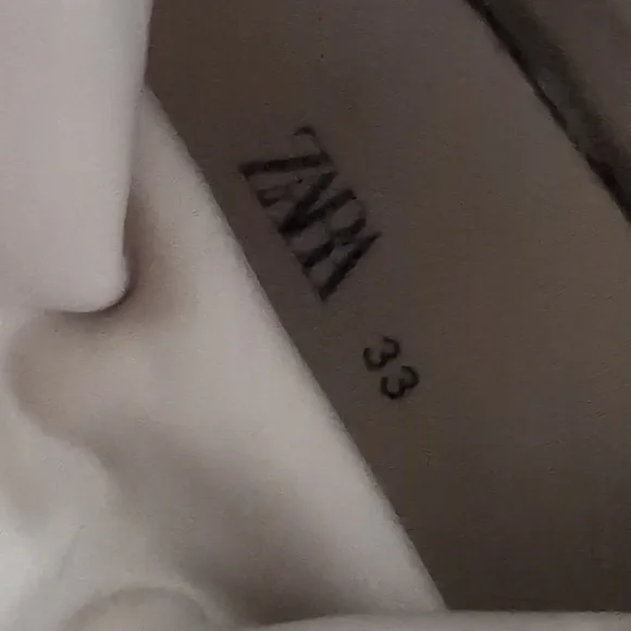 Zara Cream Combat Lace-Up Boots - Picture 5 of 6